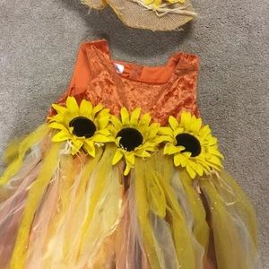 Girls Scarecrow Costume Sz 10 Chasing Firefly
